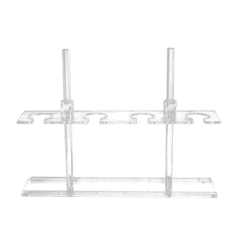 

Clear Centrifugal Test Tube Test Tubing Rack Holder 4 Hole 250 ML Experimental Plexiglass Funnel Stand for Lab