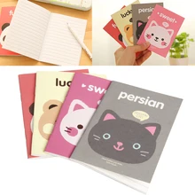 1 шт. портативный милый мультфильм бумажный блокнот Memo дневник тетрадь L41E