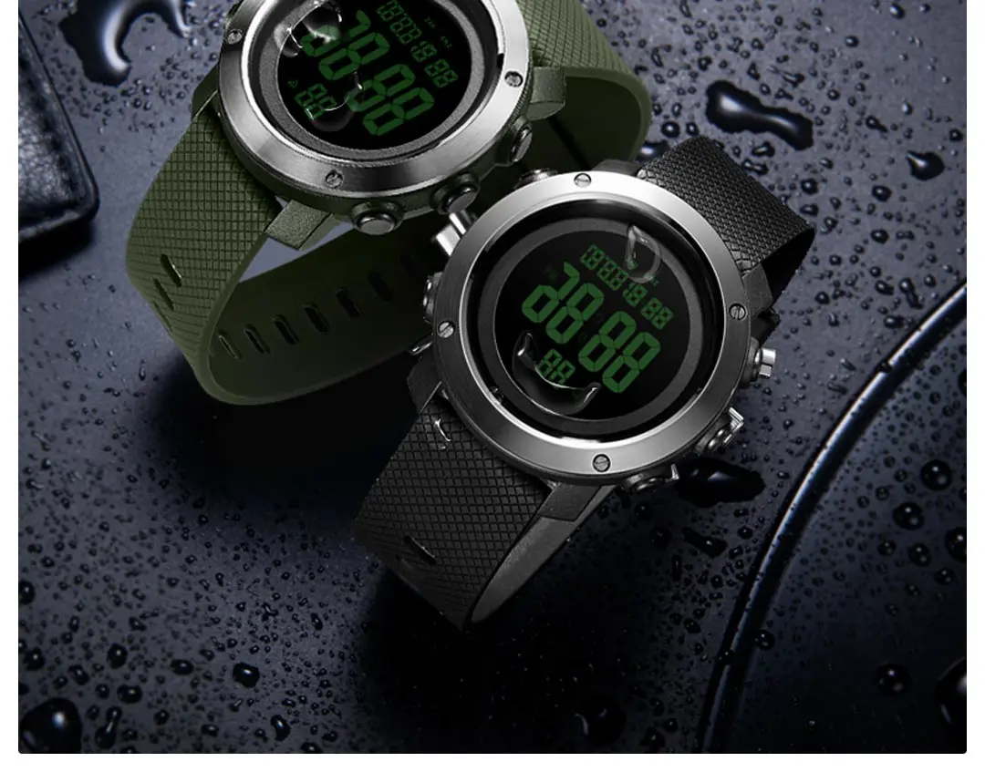 Xiaomi Time-space bird multi-function sports electronic watch 50meters life waterproof sports timing multi-function dial fashion