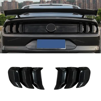 

NEW-Car Tail Light Cover Decorative Sticker Rear Lamps Hood for Ford Mustang 2018-2020