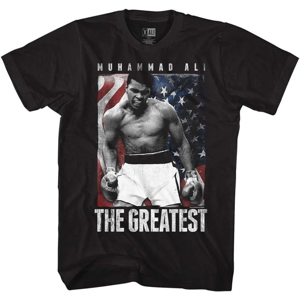 Men's Fashion T-Shirt Muhammad Ali Boxing New Men America ALI The Greatest | Мужская одежда