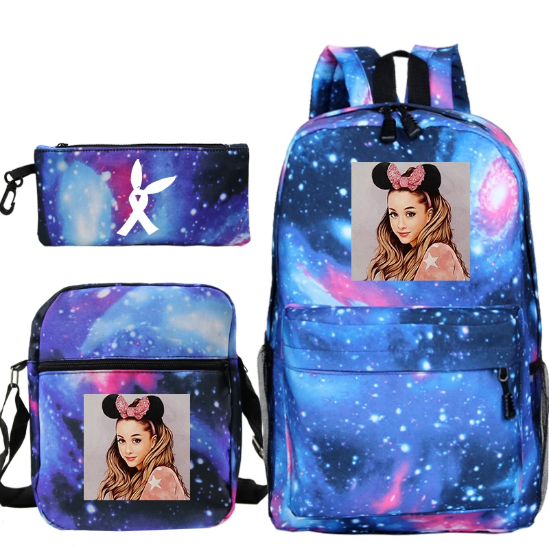 Модная сумка Mochila Ariana Grande, рюкзак с принтом, школьная сумка для мальчиков и девочек, дорожная сумка, рюкзак для ноутбука-подростка, пеналы для ручек - Цвет: bagpack 19