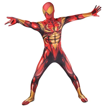 

Kids Spider-Man Iron Spiderman Jumpsuit Superhero Costume Cosplay Halloween xmas birthday gift toys