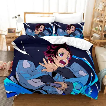 

Devil's Blade 3D Bedding Set Printed Duvet Cover Set Pillowcase Bedcloth Twin Full Queen King Size Dropshipping