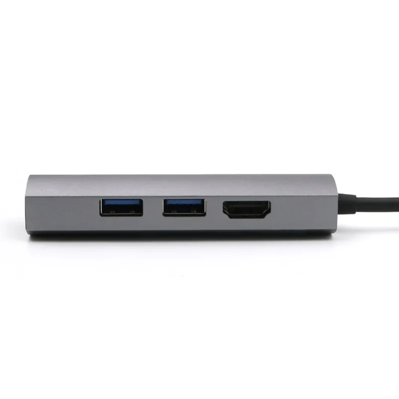 Концентратор тип-c к HDMI USB 3,0 4K металлический конвертер Кабель-адаптер шнур аксессуары для мобильного телефона компьютера