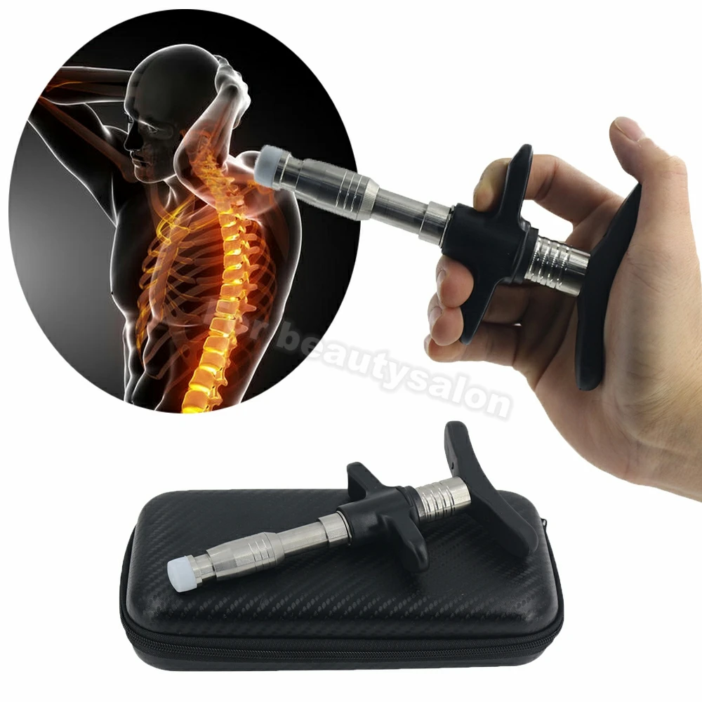 

2021 NEW Manual Chiropractic Adjustment Tools Therapy Body Physical Massager Instrument Adjusting Corrector Manual Gun Set