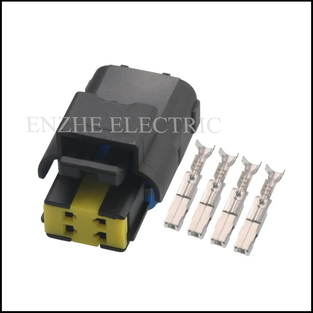 

211PC042S8021 car female cable Wire harness socket 4 pin Connector automotive plug Include terminal and seal DJ7047A-1.5-21