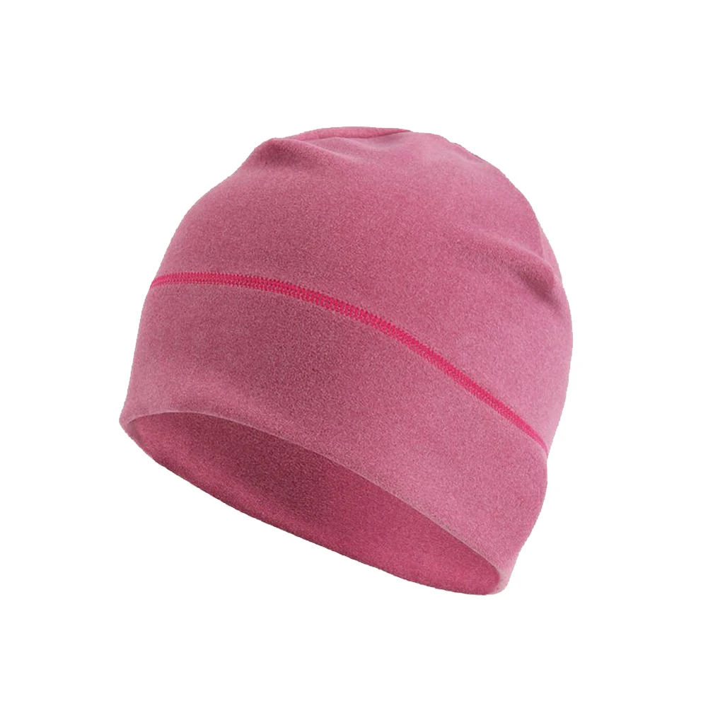 Женская Мужская теплая зимняя одноцветная походная купольная эластичная теплопоглощающая Беговая ветрозащитная спортивная шапка для велоспорта