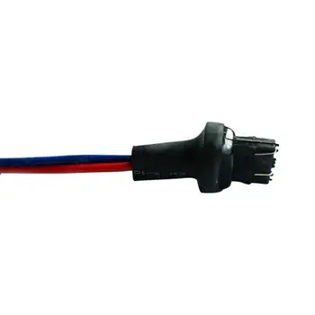 

Car 7443/7441/7444 LED Light Bulb Male Socket Plug Adapter Wired Extended Wire