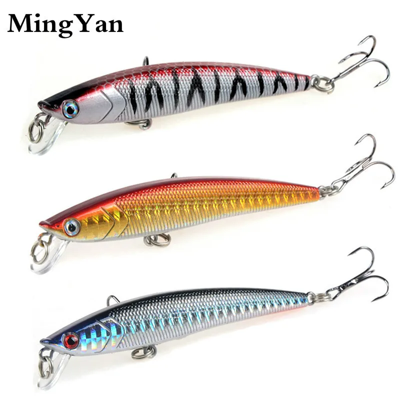 1pcsFishingLures9cm8gMinnowLureRattlingHighQualityHardBaitCrankbaitWobblerFishing
