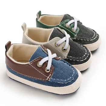 

0-18month New Baby Shoes Newborn Sport Casual First Walkers Soft Sole PU Sneaker Crib Shoes