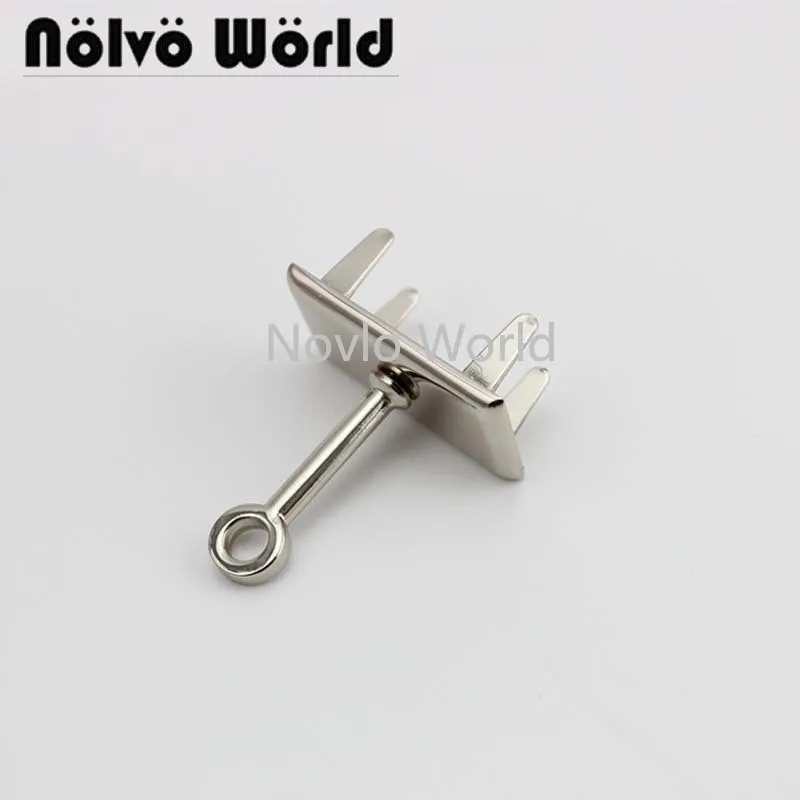 

Wholesale 500pcs, 3 colors accept mix color, metal lock bag purse lock base handbag lock diy hardware accessories