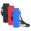 1L Water Bottle Cover Bag with Strap Neoprene Water Bottle Carrier Insulated Bag Pouch Holder with Shoulder Strap 1