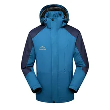 Верхняя одежда для альпинизма с капюшоном, матовый и плотный дождевик, куртка с хлопковой подкладкой, одежда для мужчин, водонепроницаемая, настраиваемый принт