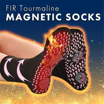 

Socks Self Heating Warm Tourmaline Socks Pain Relief Unisex Winter Plus Velvet Running Sports Socks