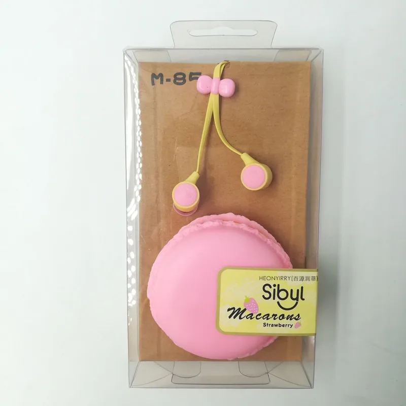 Новинка наушники Macarons карамельных цветов для девочек подарок милые вкладыши