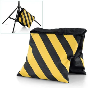 

Musan Black/Yellow Heavy Duty Sand Bag Photography Studio Video Stage Film Sandbag Saddlebag for Light Stands Boom Arms Tripods