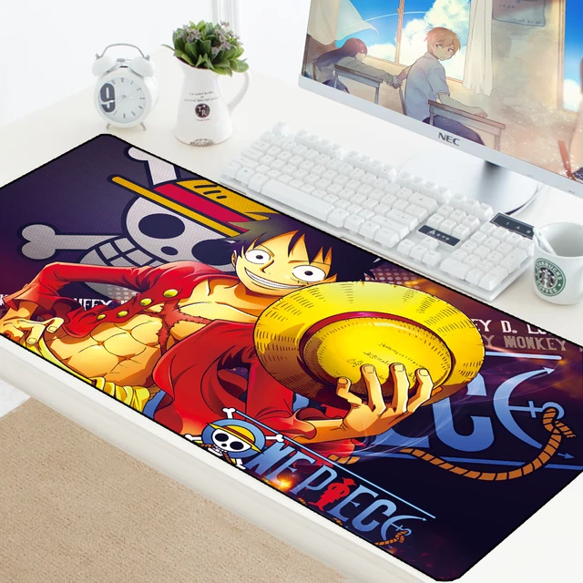 $US $8.04  One Piece Large Mouse Pad for Laptop Anime Rubber Mouse Pad xl Gamer Desk Pad Computer Keyboard Gam