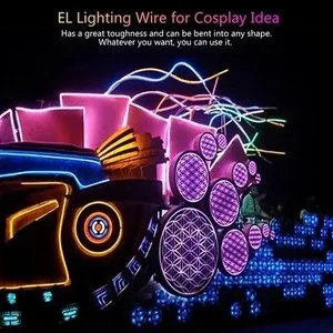 Новая модная неоновая Одежда для танцев EL Wire костюм светодиодный костюм мужские и женские вечерние Rave мигающий костюм холодный свет светящийся