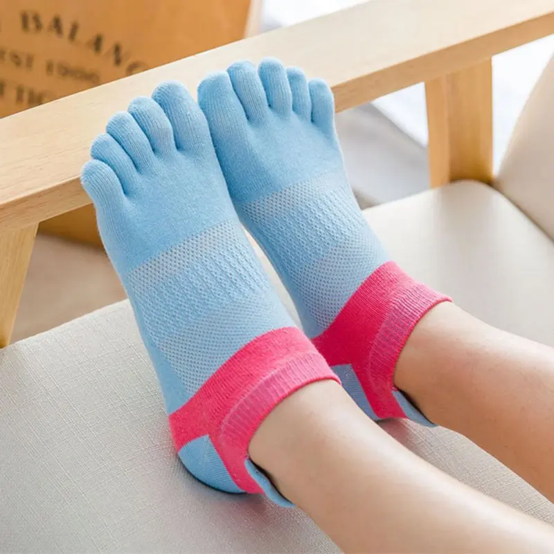 Осенне-летние женские носки с разрезом в стиле хип-хоп с низким вырезом, дышащие носки с пальцами, носки с пятью пальцами