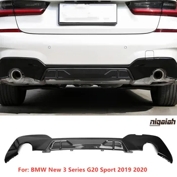 

G20 MP Style Rear Bumper Diffuser Lip Spoiler for BMW 3 Series G20 G28 Sport 2019 2020 Rear Bumper Protector Carbon Fiber & ABS
