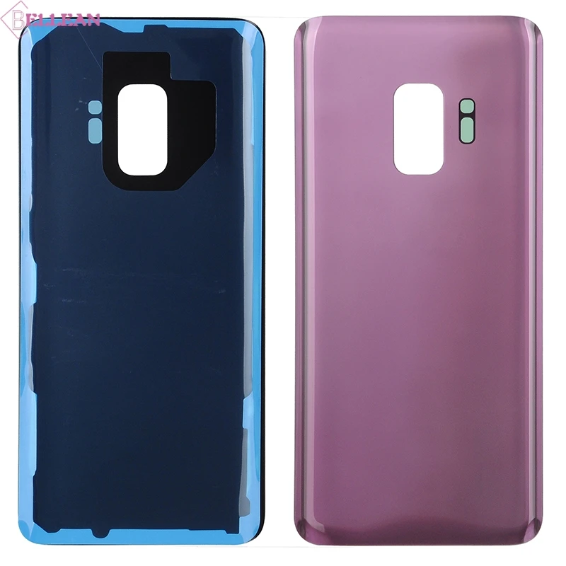 10 шт. HH G960 G965 Крышка батарейного отсека для samsung Galaxy S9 S9 Plus задняя крышка батарейного отсека Дверь Задняя стеклянная крышка корпуса
