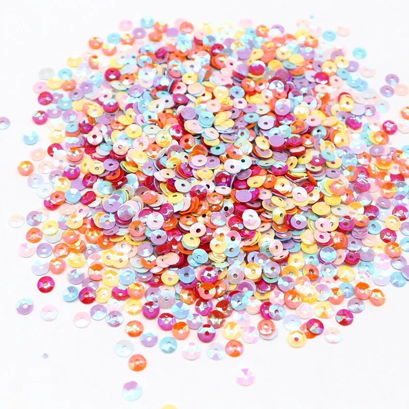 20g Color 4mm5mm Series Concave Loose Sequins for Embroidery Hand-Sewn Wedding DIY Crafts Clothing Accessories Beaded Pieces sequin embroidery accessories sequin sewing accessories sequins for crafts sequins accessories