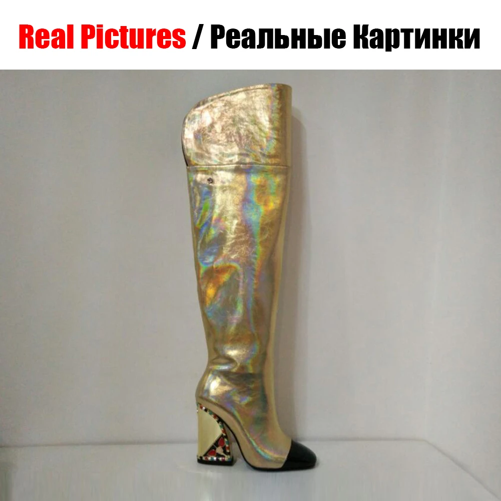 DORATASIA New Luxury Brand Over The Knee Boots Ladies Thigh High Boots Women Runway Show High Heels Shoes Woman 33-43
