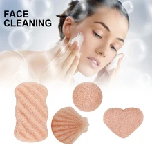 4 шт многоразовая губка для протирания лица подушечки Konjac Подушечка для чистки лица спа инструменты для снятия макияжа LDO99