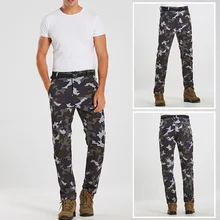 Мужские Водонепроницаемые уличные зимние термоштаны, ветрозащитные брюки для походов, катания на лыжах FS99