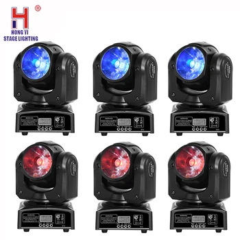 

Moving head led light dj light dmx control 60w RGBW 4in1 6pcs/lot