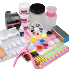 COSCELIA, акриловый набор для ногтей, акриловый блеск для ногтей, все для маникюра, педикюра, набор инструментов и набор, 3 шт., акриловый порошок