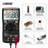 Digital Multimeter AN8008 9999 Counts Transistor True RMS Tester  Auto Electrical Testers Voltage capacitor Power Meters  Test 3