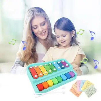 

Musical Instrument Hand Knocking Piano Excellent ABS Plastics Prolonged Durable with Knock Hammer Children Toys Gifts