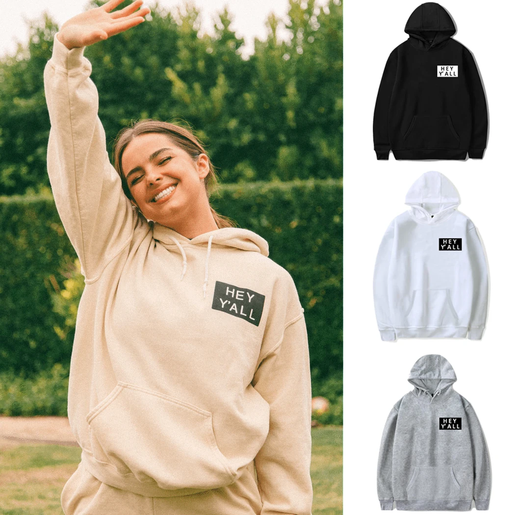 2022 толстовка с капюшоном Addison Rae: HEY you Merch толстовки для мужчин и женщин худи