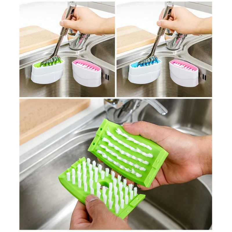 Cutlery Cleaning Brush Sink Kitchen Accessories Chopsticks Knives Knives Cleaning Brush