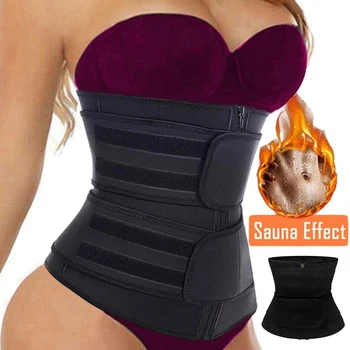 

Women Best Waist Trainer Xtreme Curves Body Shaper For Weight Loss Shapewear Slimming Sweat Fat Burning Belt Tummy Shaper Belts