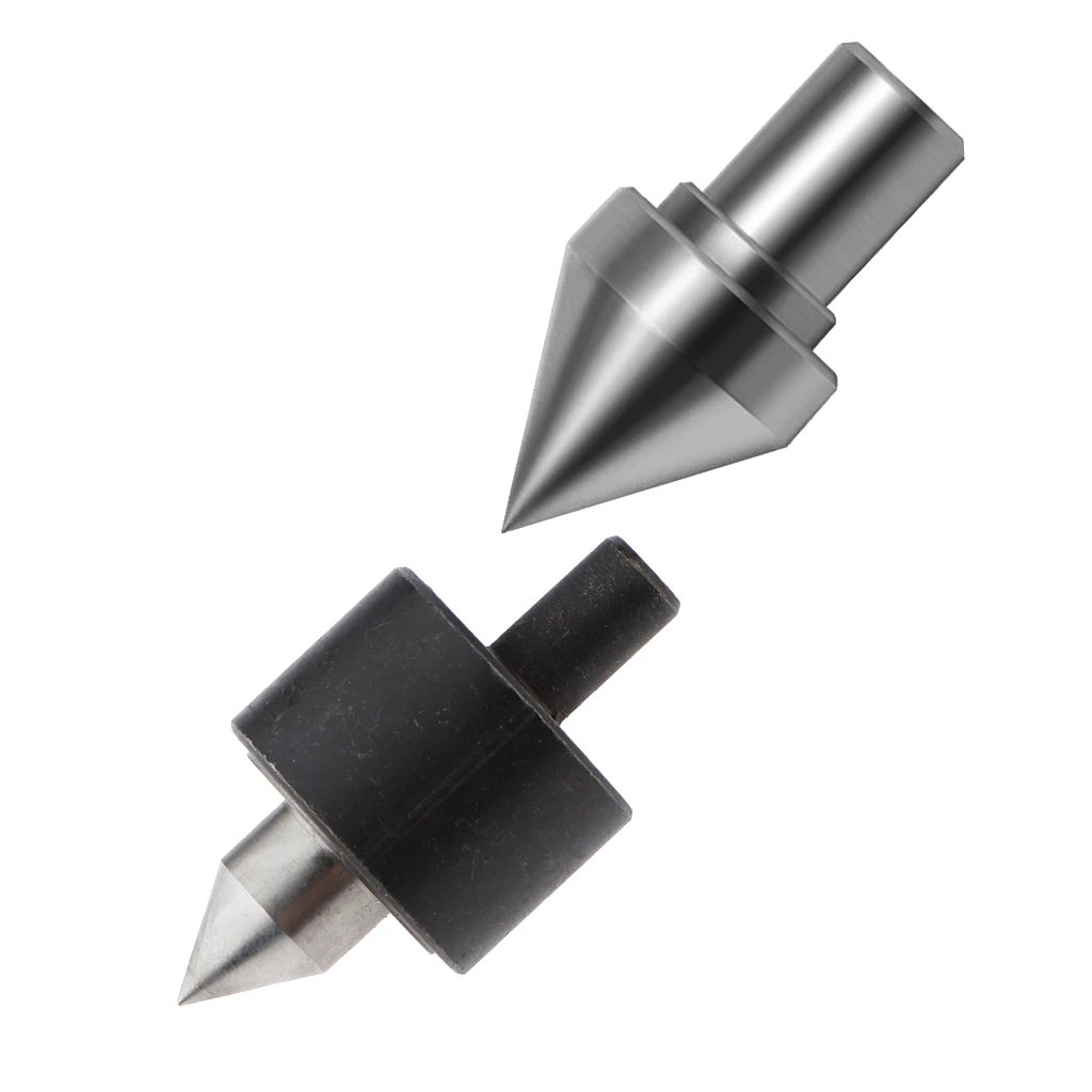 2Pcs Bearing Tailstock Center Metal Lathe Tailstock Drill Chuck Accessories