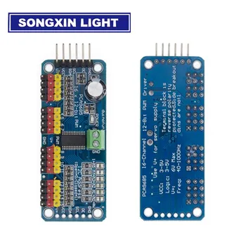 

10pcs 16 Channel 12-bit PWM/Servo Driver-I2C interface PCA9685 module Raspberry pi shield module servo shield shield