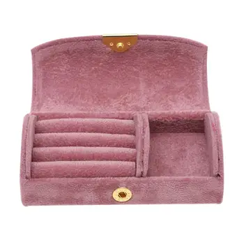 

1Pc Vaulted Jewelry Storage Bag Earring Boxes Packaging Storage Display Case Organizer Travel Jewelry Storage Pouch