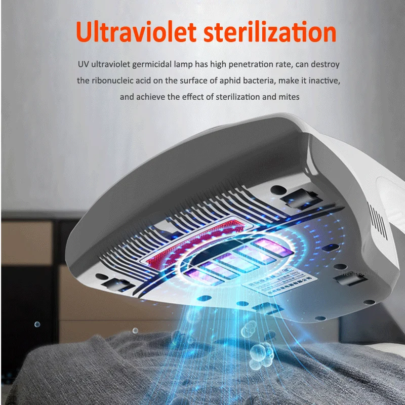 Household electric remove mites instrument Handheld mites vacuum cleaner MH-01 MINI UV sterilizer suction mites device 220v 350w