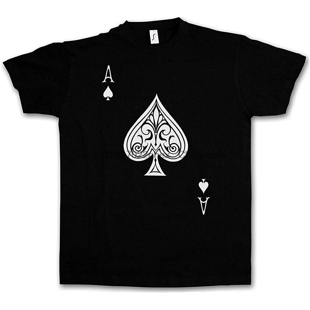 Футболка Ace Of Spades Ii Spade покерная карточка для казино Royal Flush Ace|Футболки| |