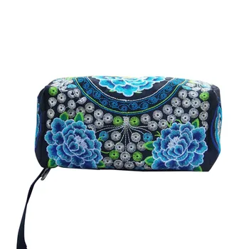 

2020 New Wallet Women Ethnic Handmade Embroidered Wristlet Clutch Bag Vintage Purse Wallet