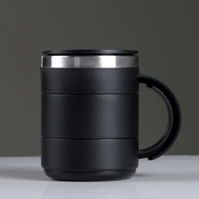  Thermocup Karkan with lid 450 ml black 12. 5x10. 5 cm 761006 Kitchen supplies Home Garden Kitchen,Dining Bar Drinkware Mugs Tundra sima land ► Photo 1/4