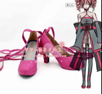 

Anime Vocaloid Sakura Hatsune Miku Mayu Harajuku lolita Halloween cosplay costume sports shoes boots custom single shoes