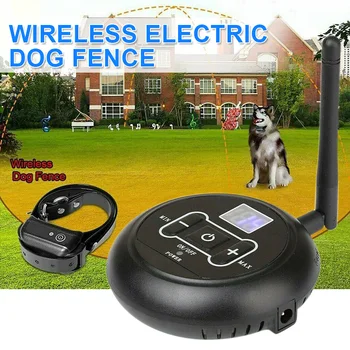 

500m Wireless Electric Dog Fence Waterproof Containment System Shock Collar Signal Transmitter Dog Training System Dogs Collar