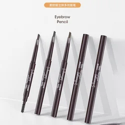 Eyebrow Pencil MYONLY ThreeDimensional Mult-Effect DoubleHeaded Triangle Not Easy To Smudge Cosmetic Eye Brow Pencil for Makeup