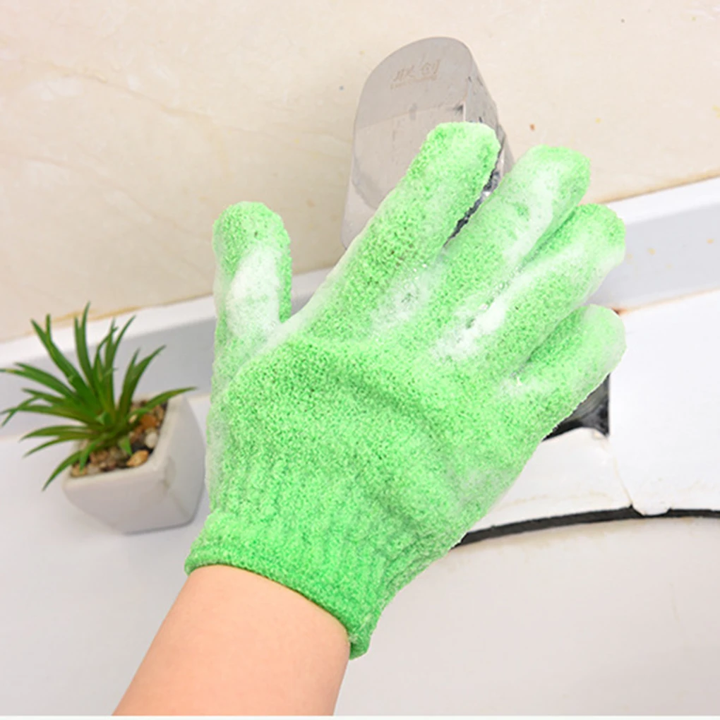 Peeling Exfoliating Mitt Glove For Shower Scrub Gloves Resistance Body Massage Sponge Wash Skin Moisturizing SPA Bath Glove 3