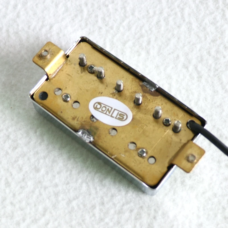 Alnico 5 Магнит Бар хромированная крышка humbucker lp гитары пикап с Iovry кольца