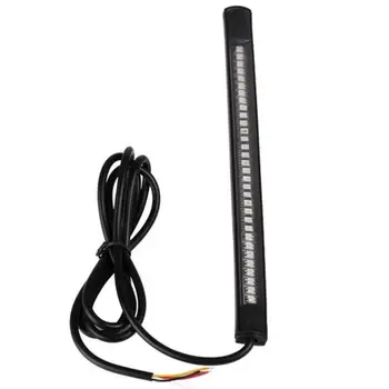 

Motorcycle Flexible 48LED Brake Turn Signal Light Strip License Plate Tail